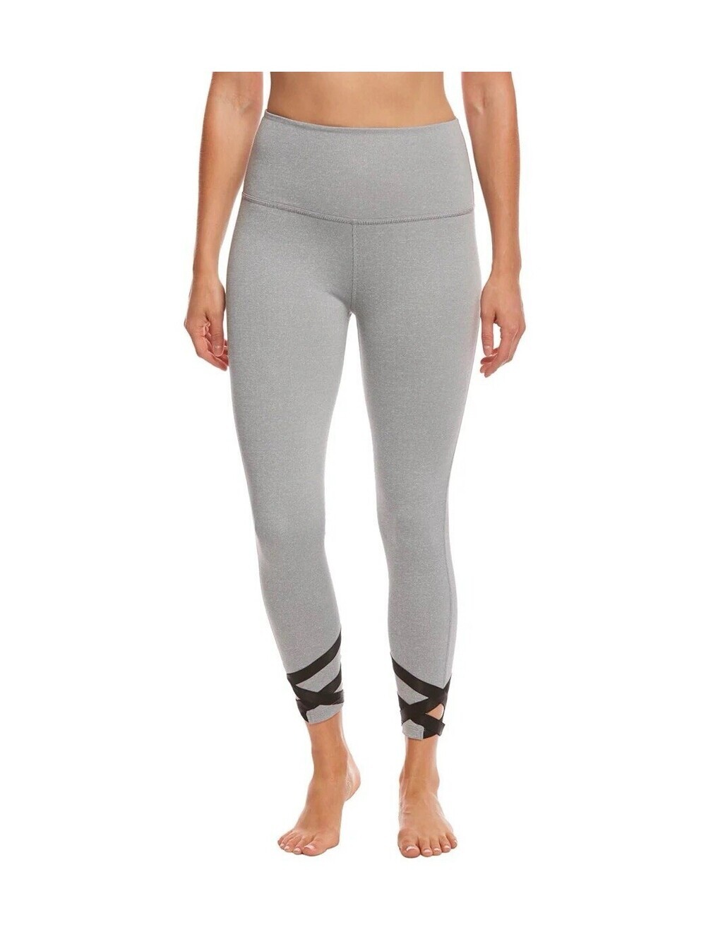 Beyond Yoga Overture Strappy Ballet 7/8 Yoga Leggings Grey Size XS Pilates Yoga